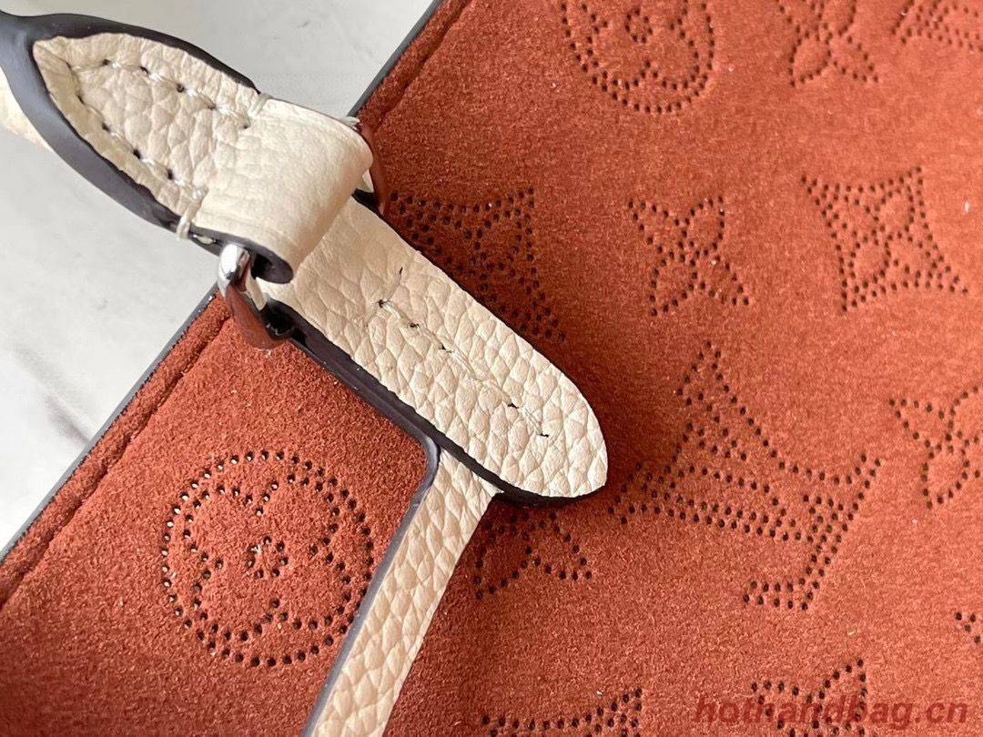 Louis Vuitton Mahina Leather Bella Tote Bag M59203 Beige