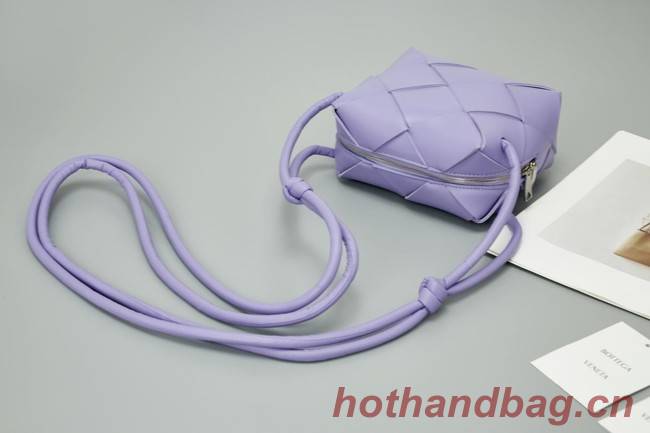 Bottega Veneta Mini Cassette Camera Bag 701915 Purple