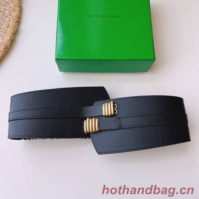 Bottega Veneta Original Leather Belt 5554 Black