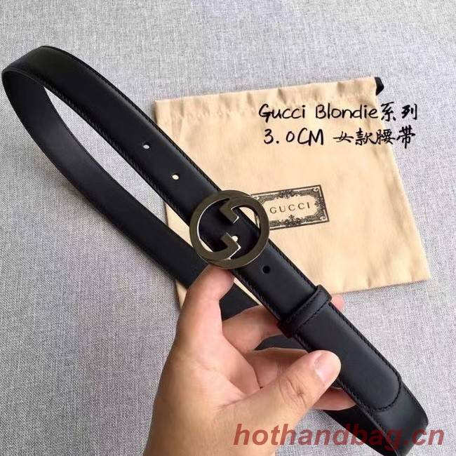 Gucci Blondie 30MM leather belt 703148-4