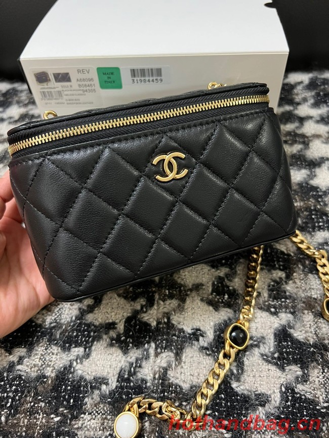 CHANEL VANITY WITH CHAIN AP2937 black
