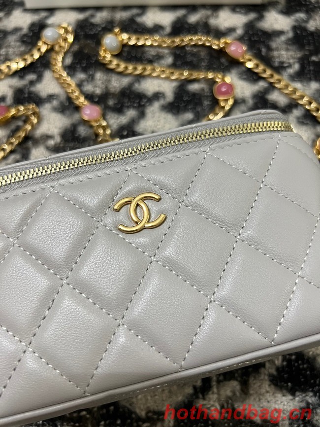 CHANEL VANITY WITH CHAIN AP2937 grey
