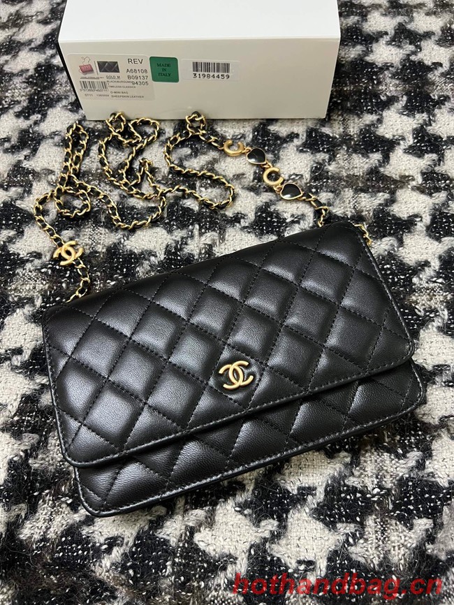 Chanel WALLET ON CHAIN AP3035 black