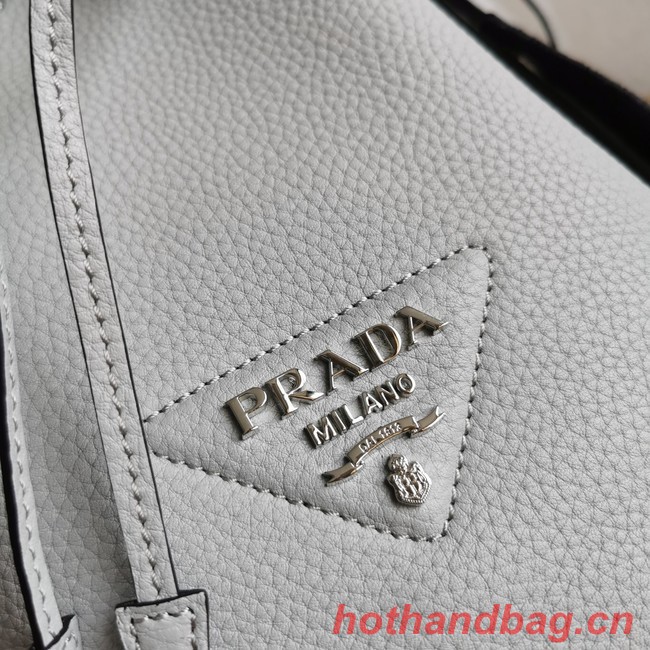 Prada leather Shoulder Bag 1BE060 gray