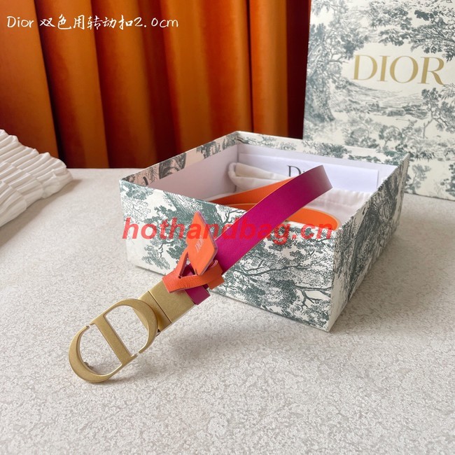Dior 20MM Leather Belt 7102-2