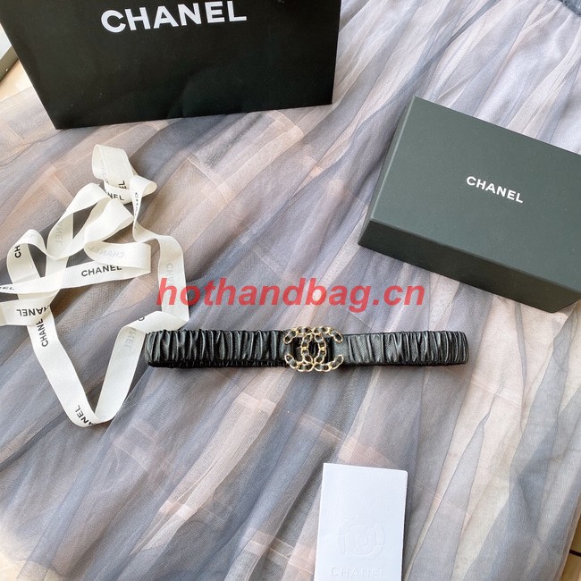 Chanel 30MM Leather Belt 7114-2