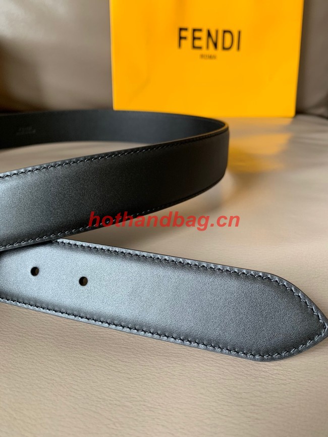 Fendi 34MM Leather Belt 7113-1