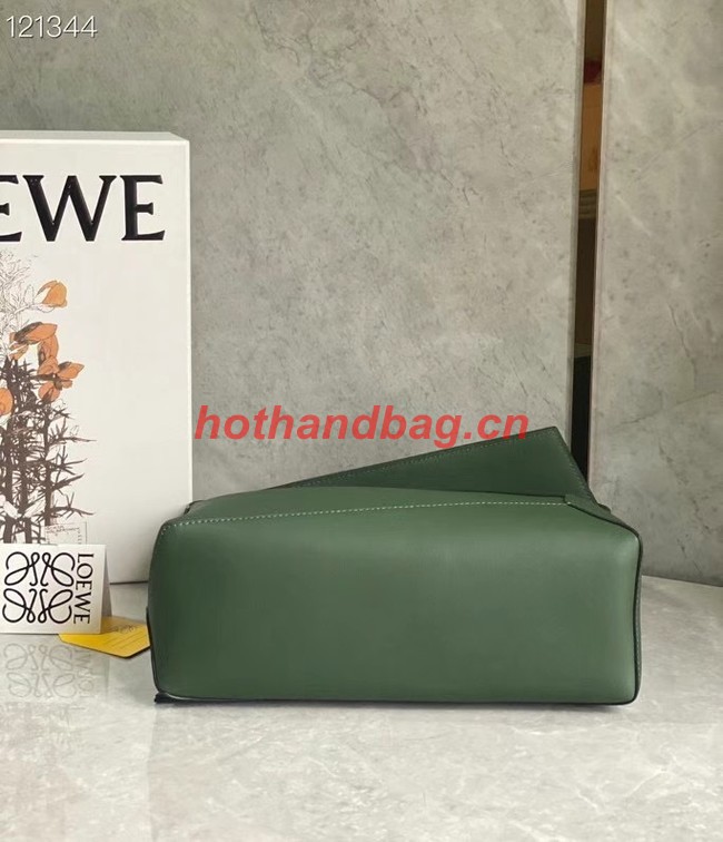 Loewe Original Leather Bag LE10188 blackish green