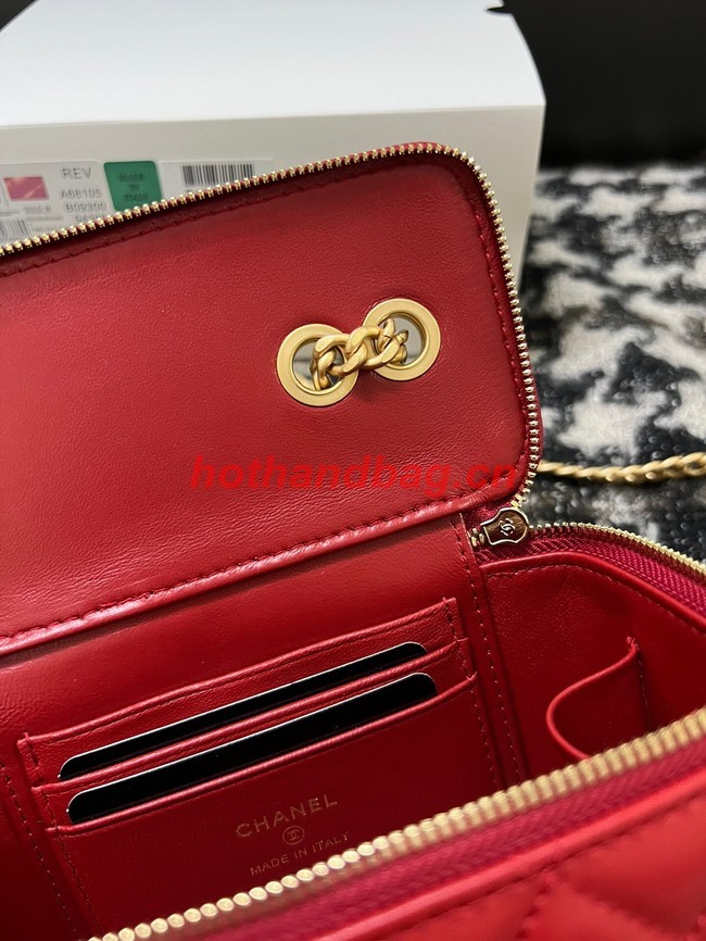 CHANEL VANITY WITH CHAIN 68106 red
