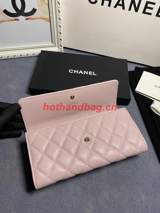 Chanel Calfskin Leather & Gold-Tone Metal AP2740 pink