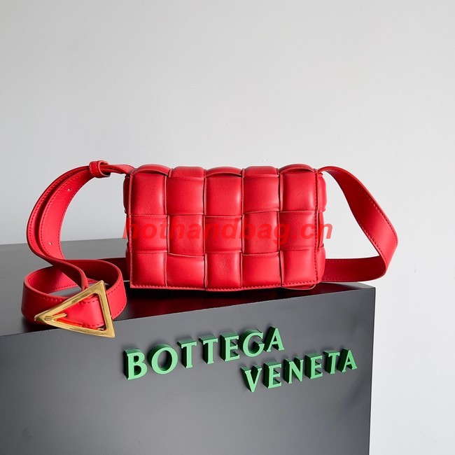 Bottega Veneta Small Padded Cassette 717506 red