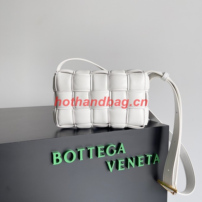 Bottega Veneta Small Padded Cassette 717506 white