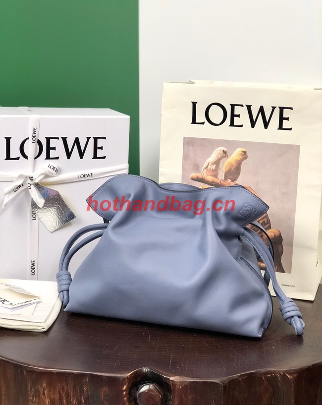 Loewe Flamenco Clutch Bag Original Leather LE0556 blue