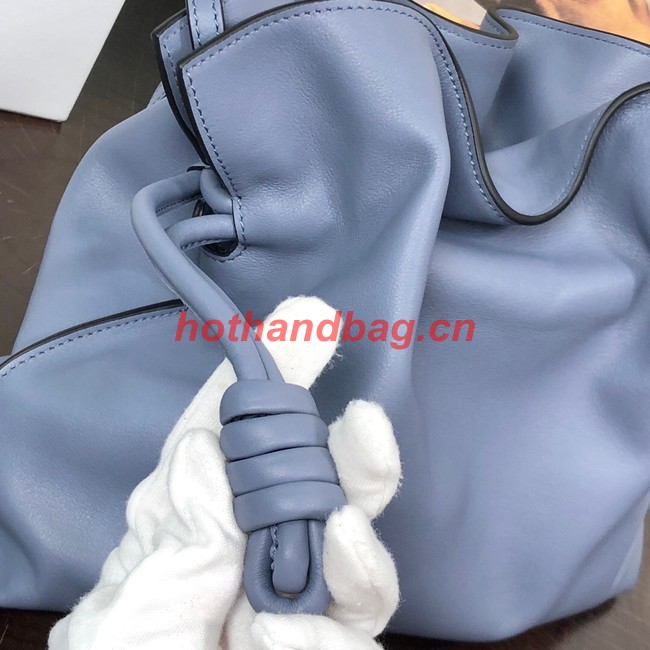 Loewe Flamenco Clutch Bag Original Leather LE0556 blue
