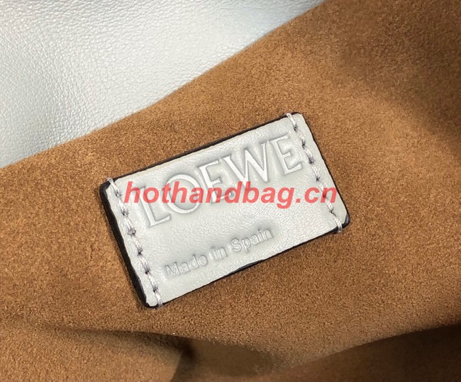 Loewe Flamenco Clutch Bag Original Leather LE0556 cream