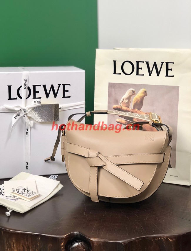 Loewe small Crossbody Bags Original Leather 8087 Apricot