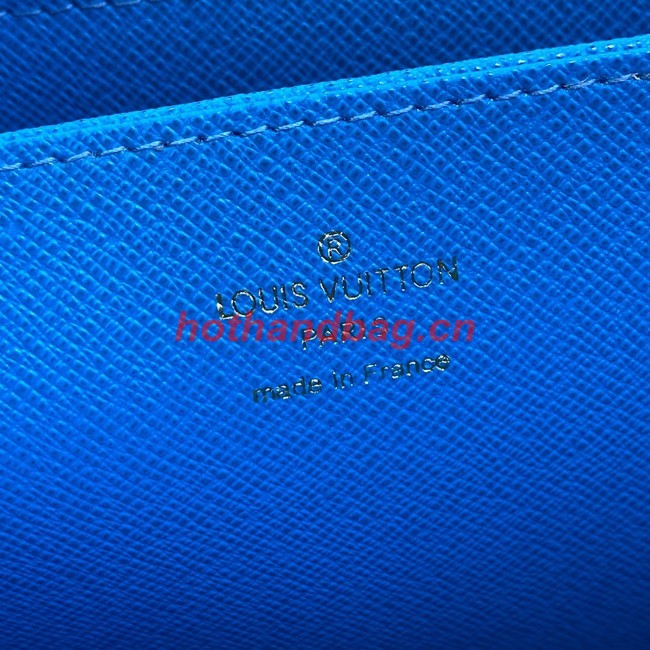 Louis Vuitton ZIPPY WALLET M81630 Blue