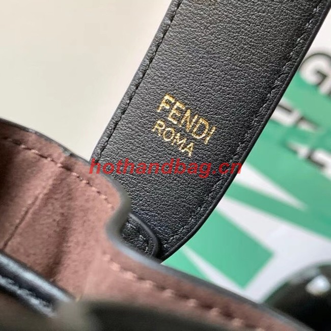 FENDI Mon Tresor leather mini-bag 8BS010 black