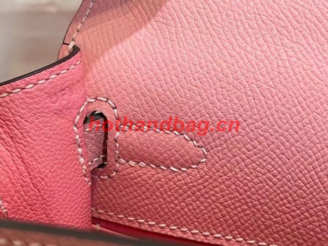 Hermes Kelly 20cm Shoulder Bags Epsom KL2750 pink&gold