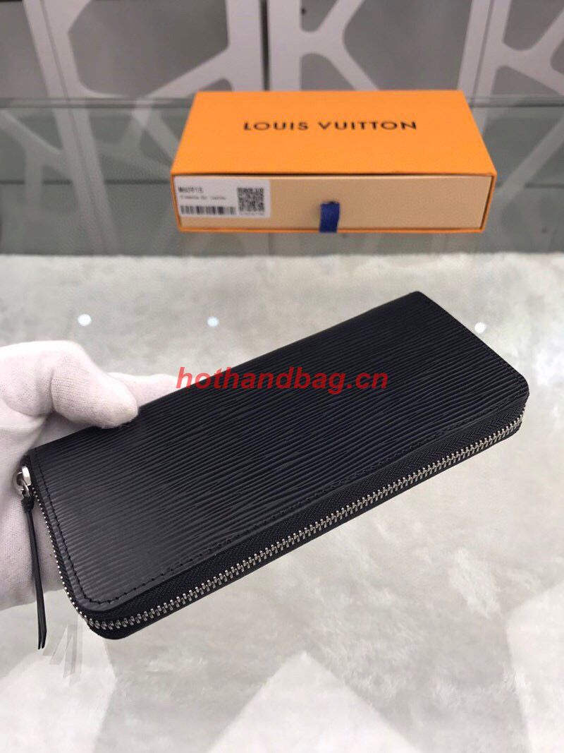 Louis Vuitton CARTERA CLEMENCE WALLET Original EPI Leather M60915 Black