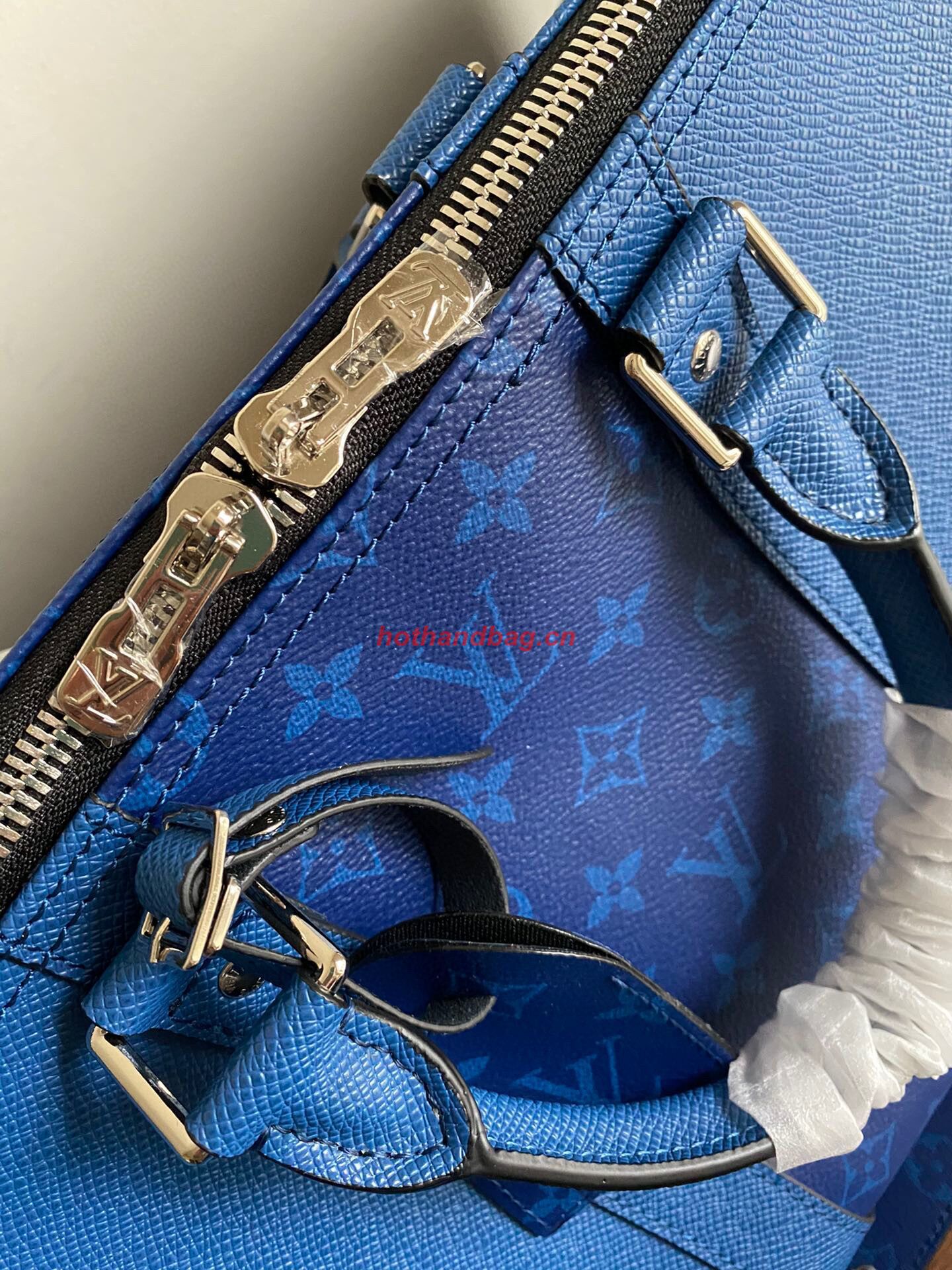 Louis Vuitton KEEPALL BANDOULIERE 50 M53766 Blue