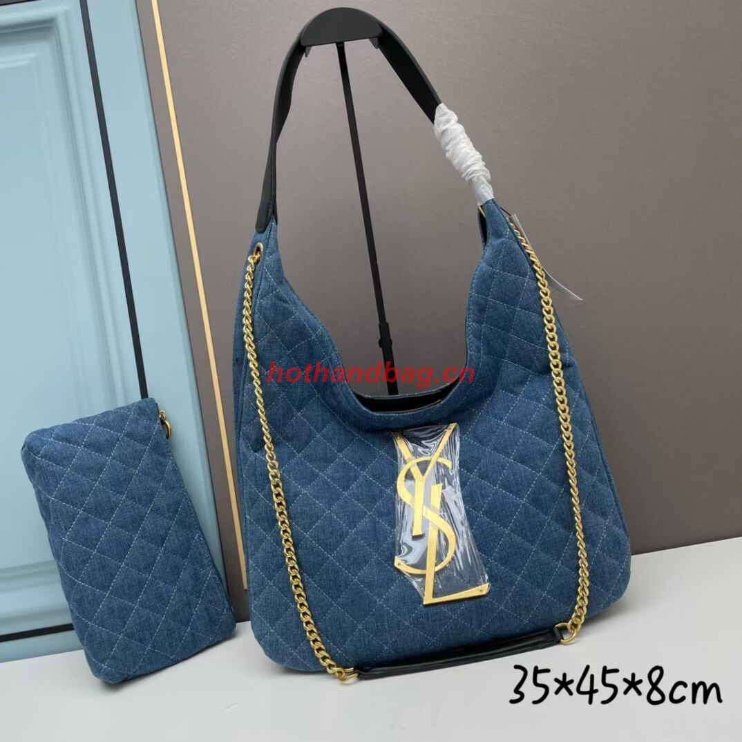 SAINT LAURENT SHOPPING Denim bag Y203434 blue