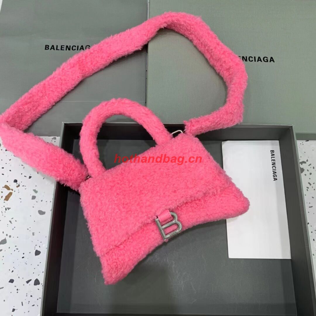 Balenciaga HOURGLASS SMALL TOP HANDLE BAG B108895C Pink