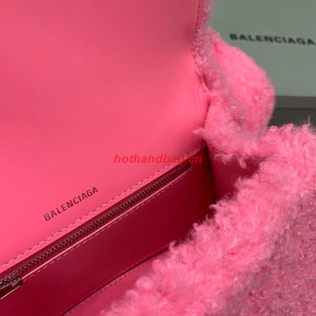 Balenciaga HOURGLASS SMALL TOP HANDLE BAG B108895C Pink