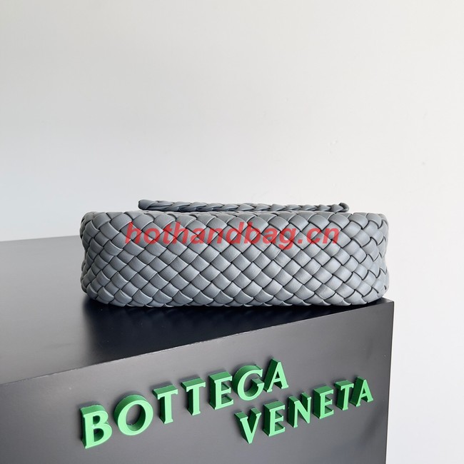 Bottega Veneta Small padded intreccio leather shoulder bag 709418 Thunder