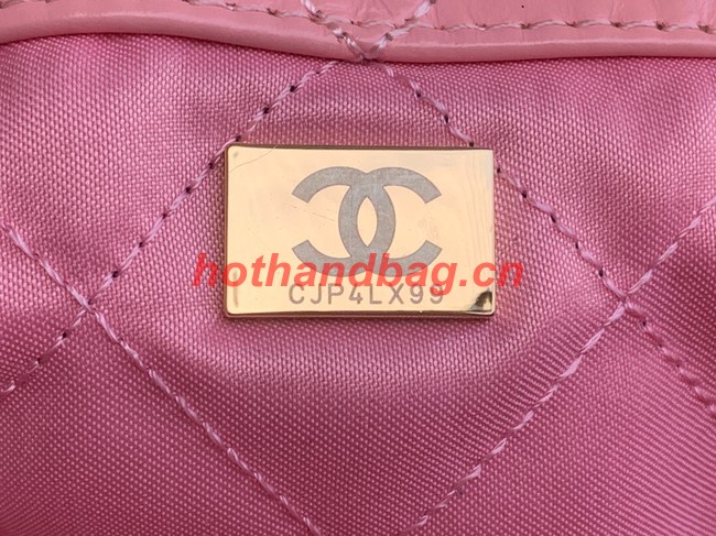 LARGE BACK PACK CHANEL 22 AS3313 LIGHT PINK&GOLD