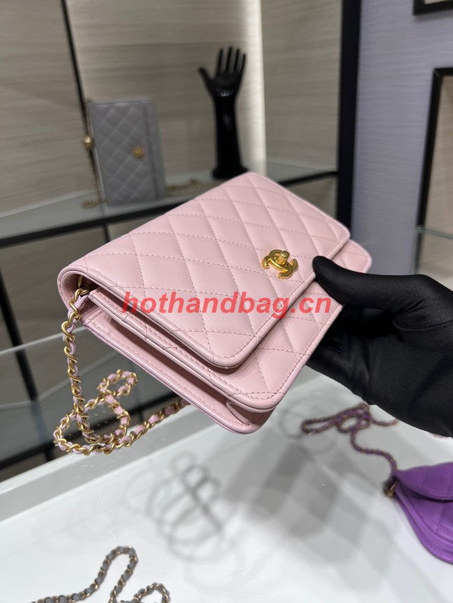 CHANEL WALLET ON CHAIN AP1450 pink