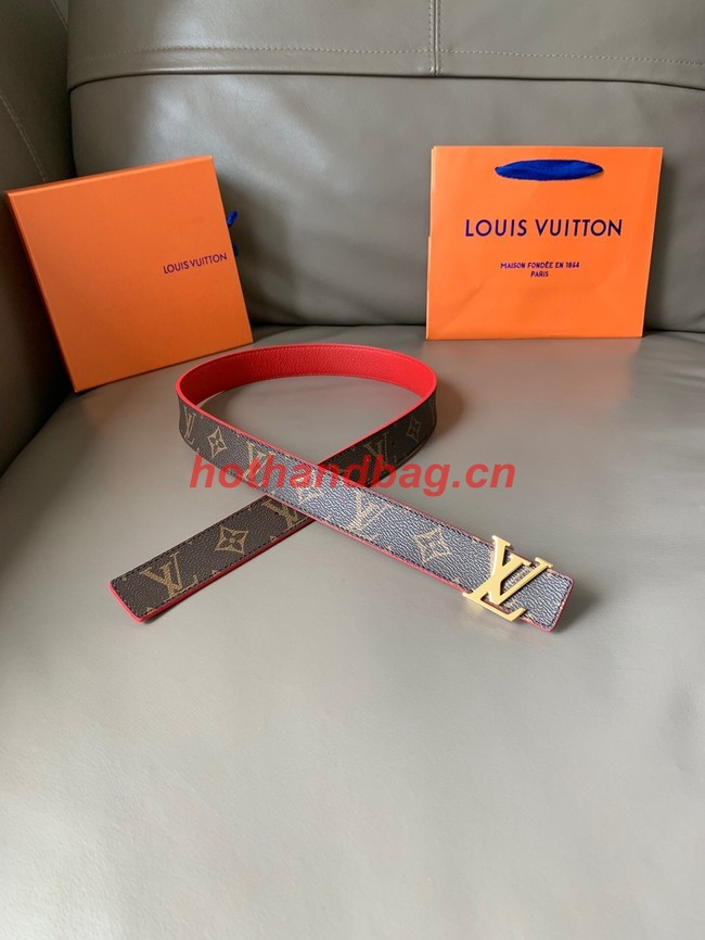 Louis Vuitton 30MM Leather Belt 71163