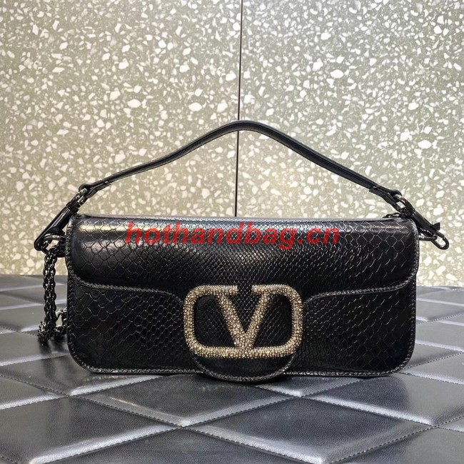 VALENTINO Loco Crystal bag 2B0K30 black