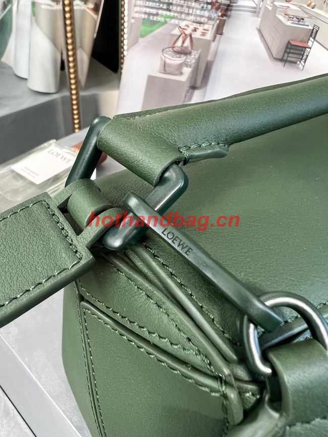Loewe Puzzle Bag Leather 1310 blackish green