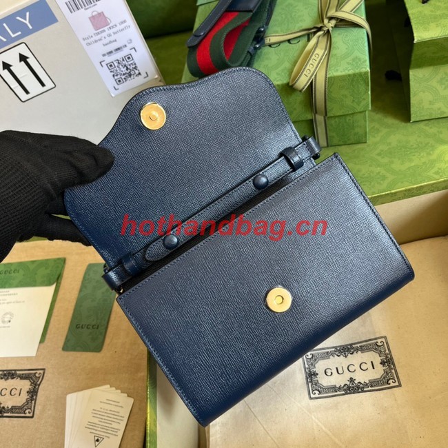 Gucci Horsebit 1955 mini bag 724713 Blue