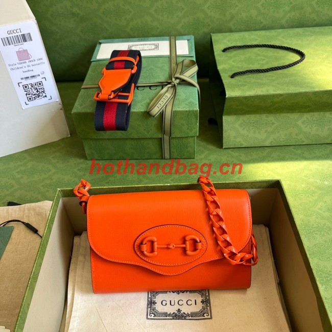 Gucci Horsebit 1955 mini bag 724713 Orange