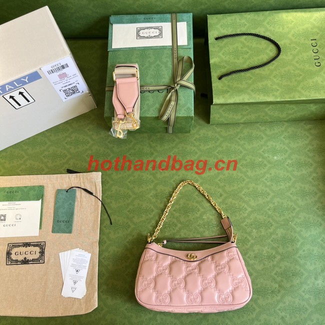 Gucci GG Matelasse handbag 735049 Pink