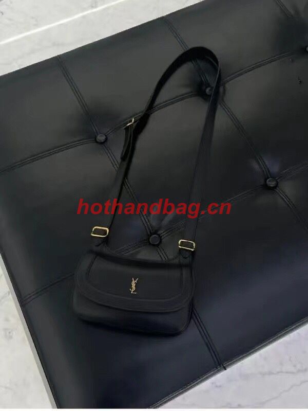 SAINT LAUREN KAIA SMALL SATCHEL IN SMOOTH LEATHER Y662242 black