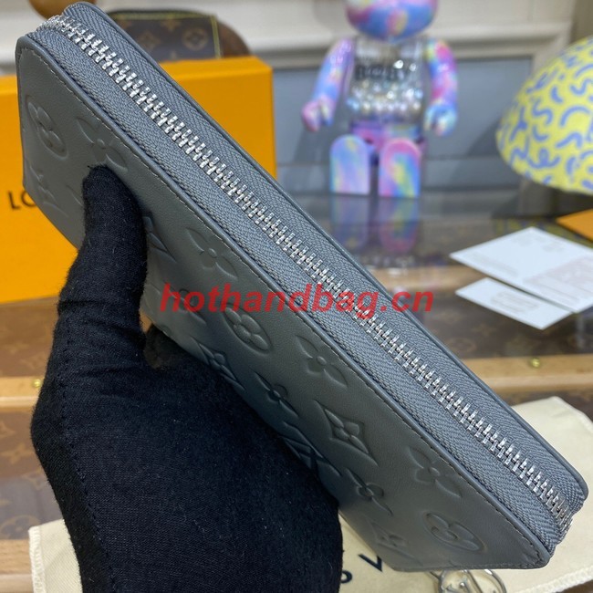 Louis Vuitton ZIPPY WALLET M81510 Anthracite Gray