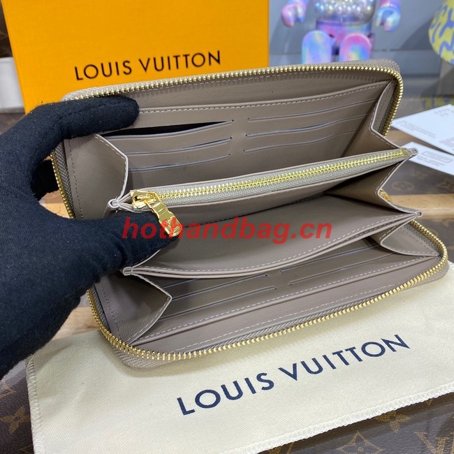 Louis Vuitton ZIPPY WALLET M81510 Taupe Brown
