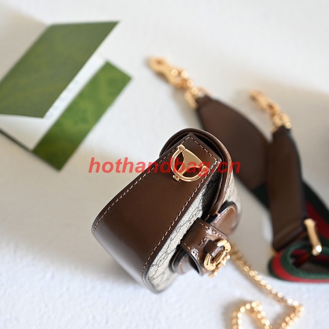 Gucci Horsebit 1955 strap wallet 699760 brown