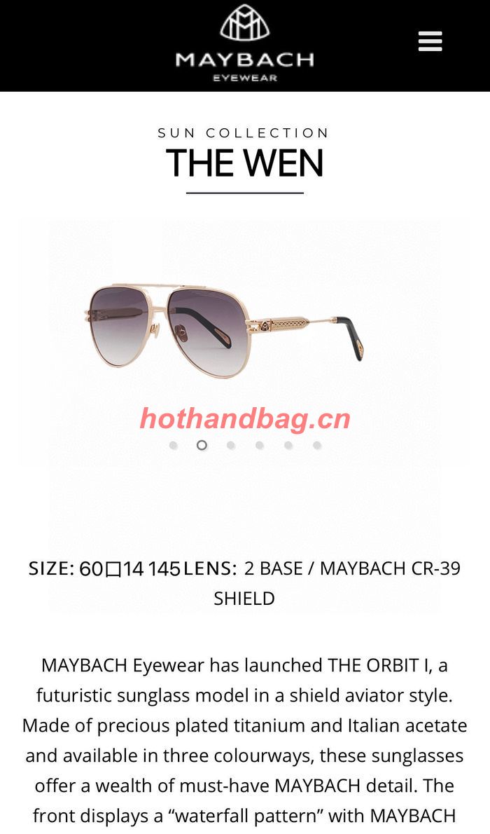 Maybach Sunglasses Top Quality MBS00553