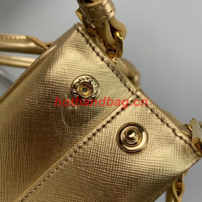 Prada Galleria Saffiano leather mini-bag 1BA906 Platinum