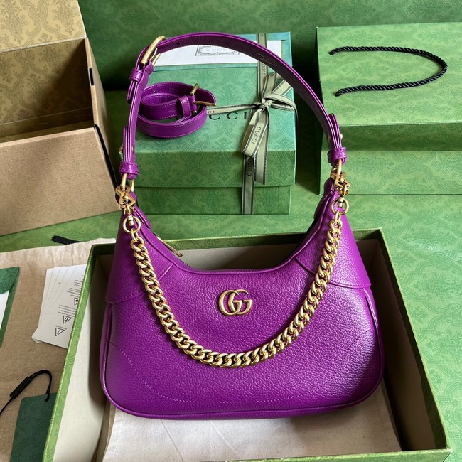 Gucci Aphrodite shoulder bag with Double G ‎739076 purple