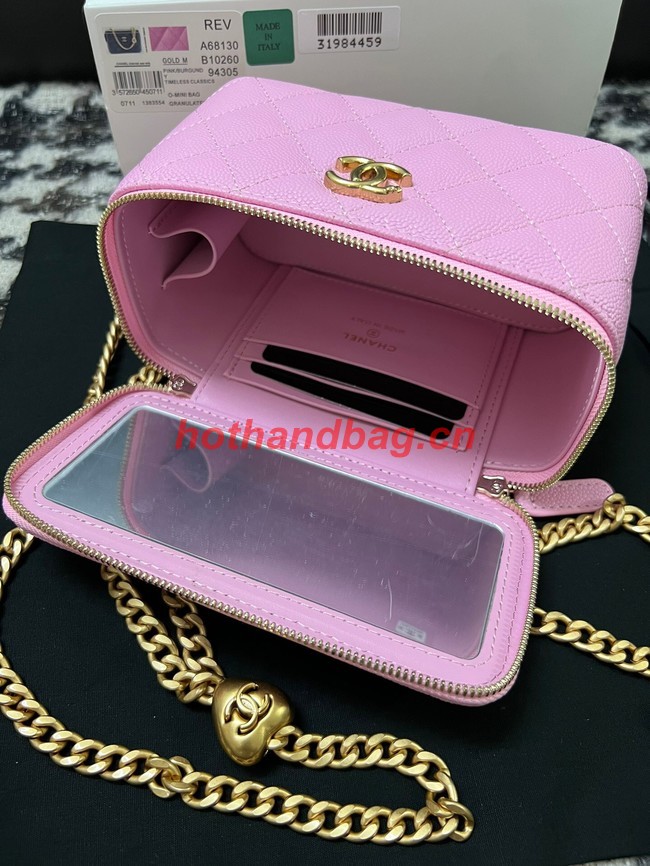 Chanel VANITY WITH CHAIN AP3120 pink