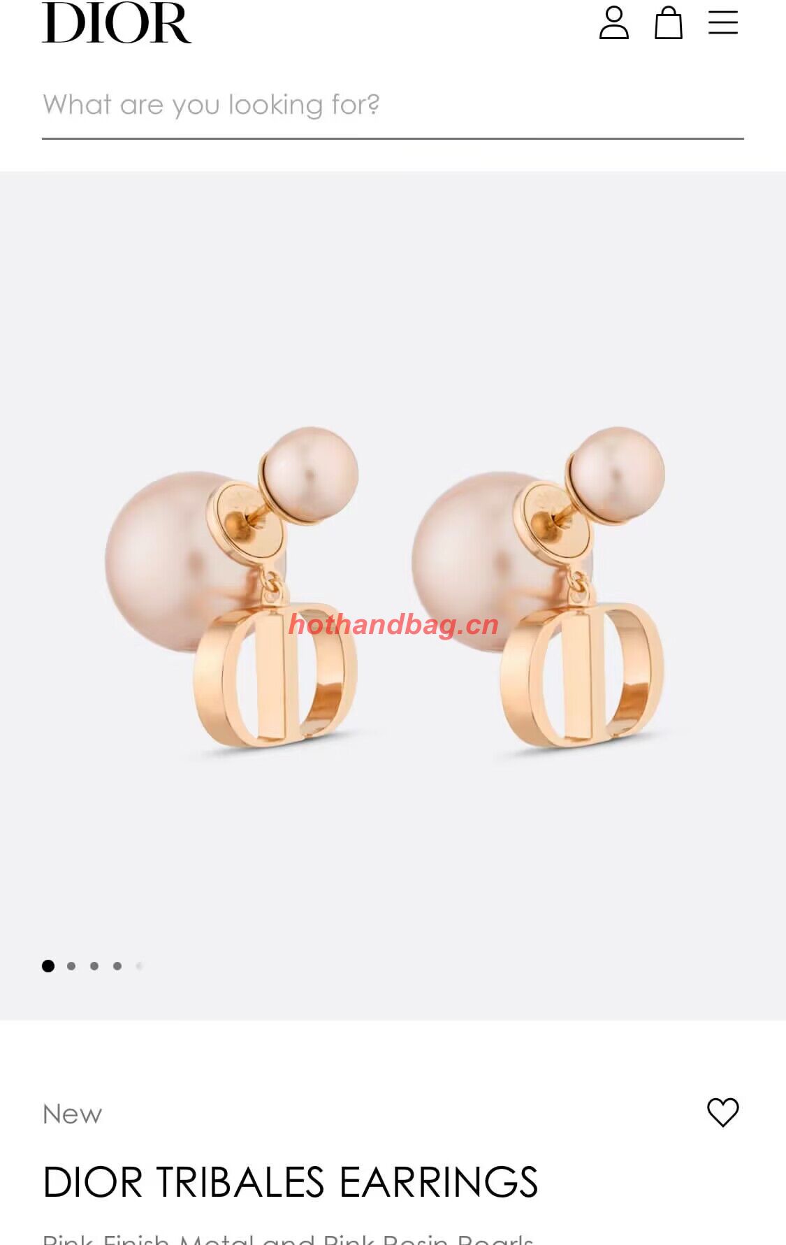 Dior Earrings DE12261 Pink