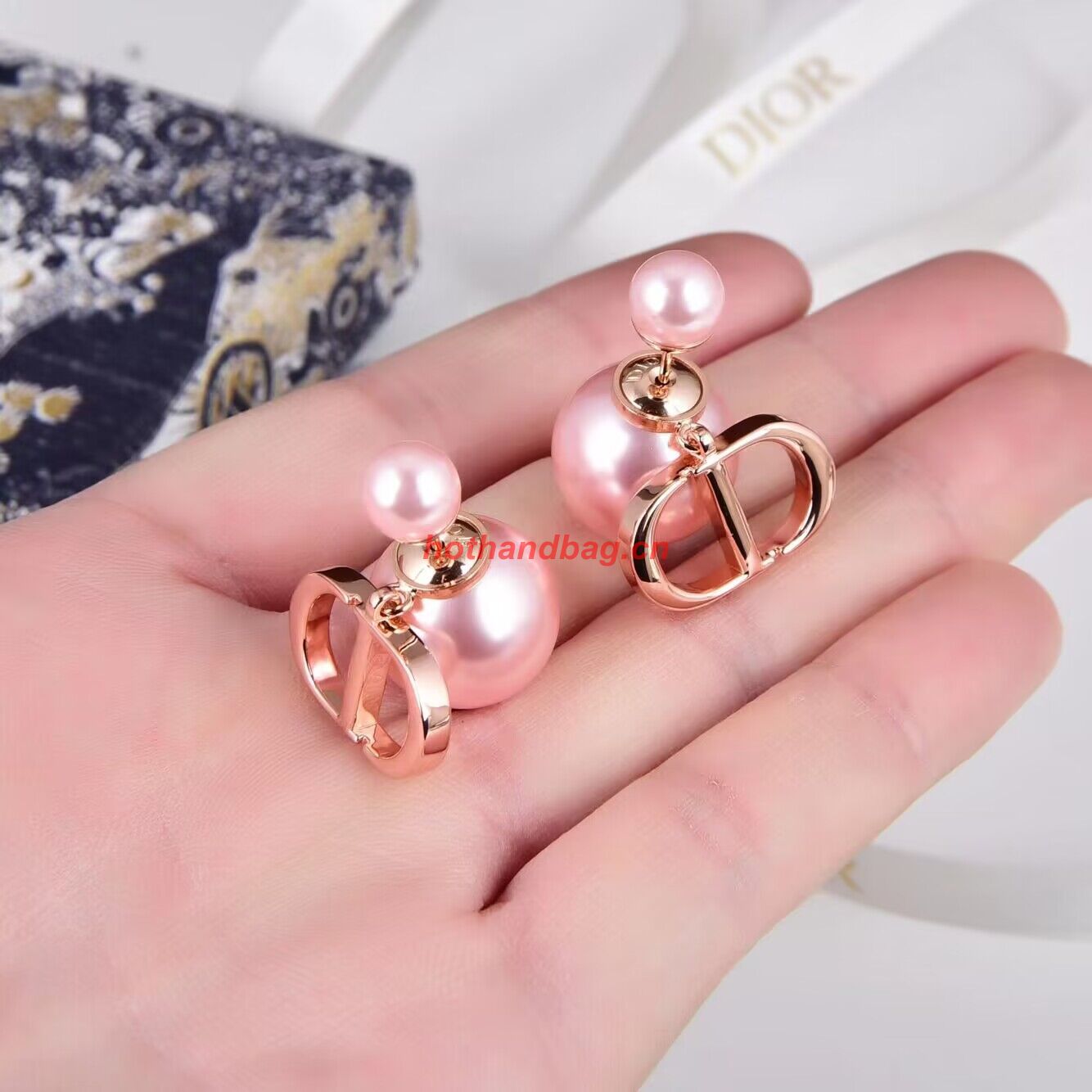 Dior Earrings DE12261 Pink