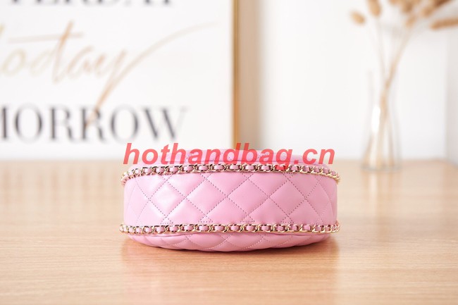 Chanel small Lambskin & Gold-Tone Metal AS3917 pink