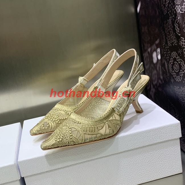 Dior JADIOR SLINGBACK PUMP heel height 6.5CM 93126-1