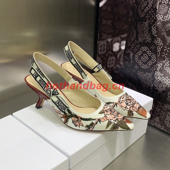 Dior JADIOR SLINGBACK PUMP heel height 6.5CM 93126-2